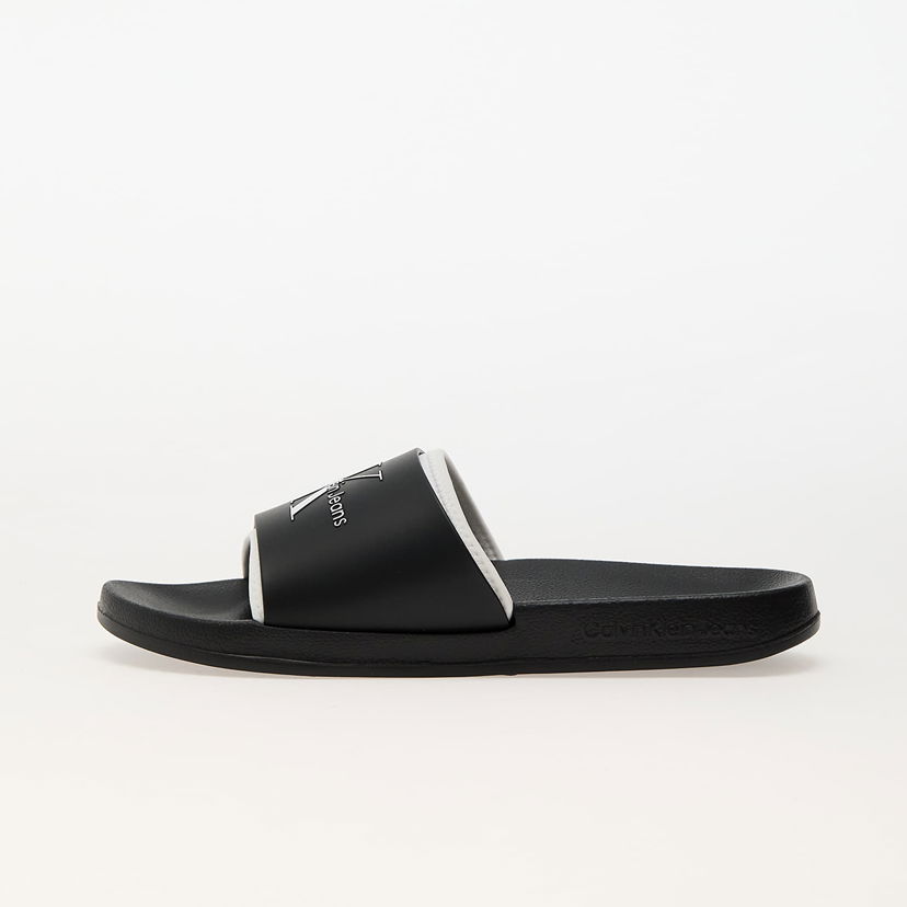Superge in čevlji CALVIN KLEIN Jeans Slide Rubber Neopren Black Črna | YM0YM00361 0GM
