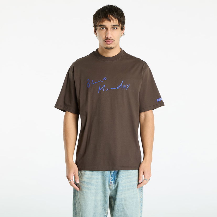 Majica A-COLD-WALL* A-COLD-WALL* Blue Monday T-Shirt Rjava | ACWMTS232 Brown
