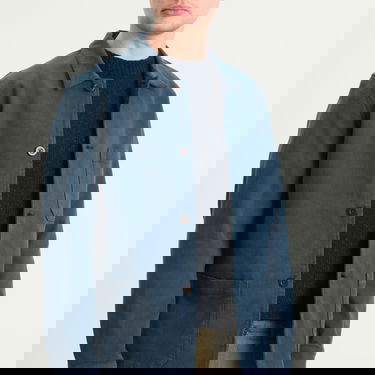 Jakna Portuguese Flannel Labura Chore Jacket, Size Small Modra | AW25007-NVY, 5