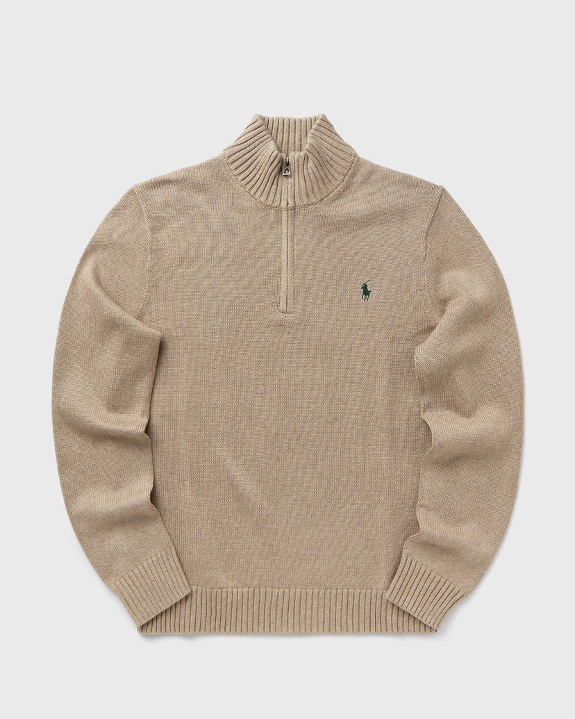Pleteni pulover Polo by Ralph Lauren Polo Ralph Lauren Half-Zip Sweater Bež | 710859939510