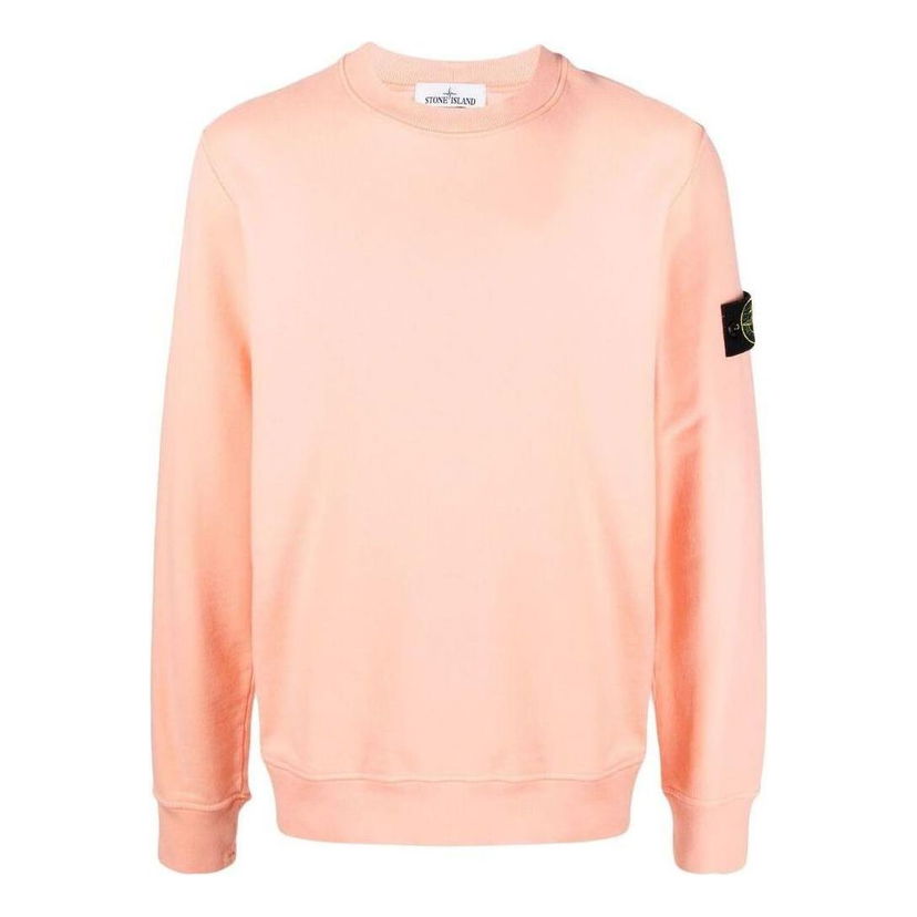 Pleteni pulover Stone Island Stone Island Brushed Fleece Sweatshirt Oranžna | 771563020-V0083