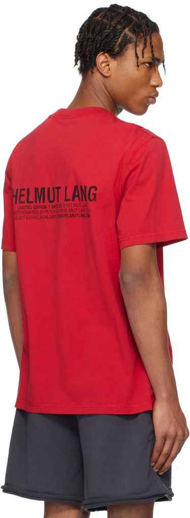 Majica Helmut Lang Helmut Lang River Postcard T-Shirt Rdeča | O10HM517, 2