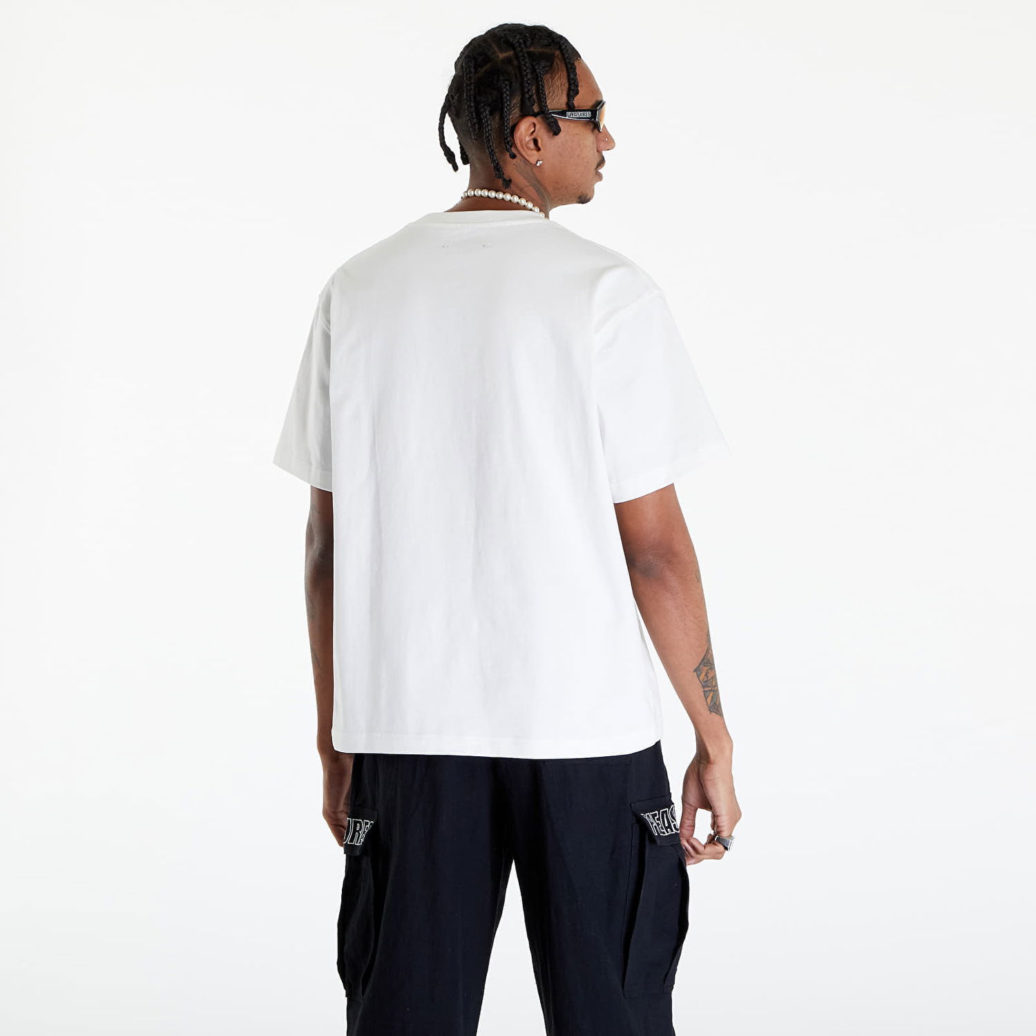 Majica Pleasures Harness Heavyweight T-Shirt Bela | P24SP010 WHITE, 1