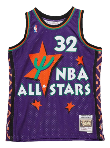 Dres Mitchell & Ness ALL STAR 1995 East Shaquille O'Neal Swingman Jersey Lila | SMJYAC20037-ASEPURP95SON