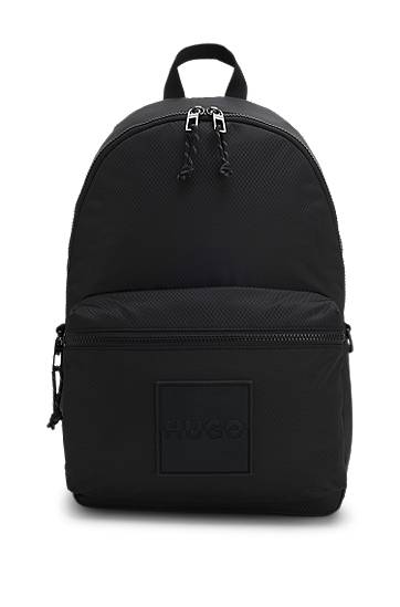 Nahrbtnik BOSS HUGO Ripstop Backpack with Logo Patch Črna | 50551793, 0