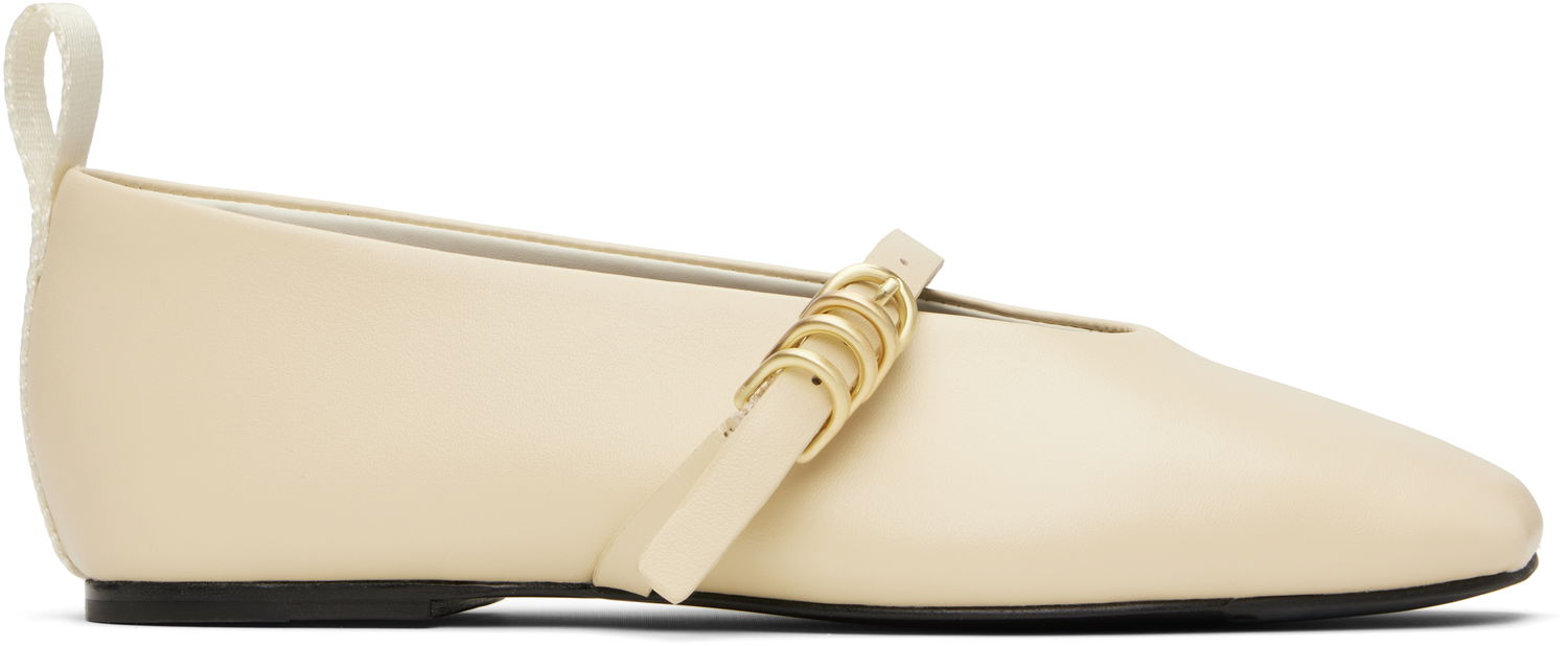 Superge in čevlji rag & bone rag & bone Spire Mary Jane Ballerina Flats Bež | WFF24HF1007LE07, 0