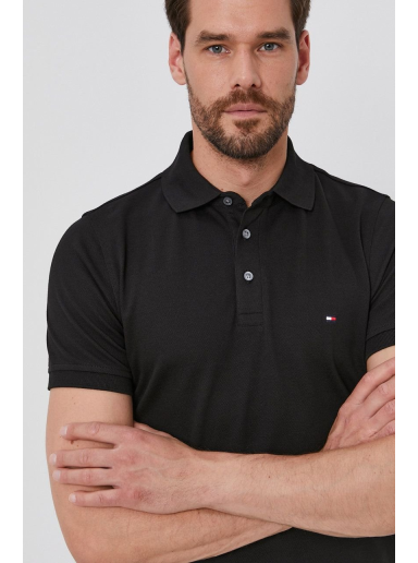 Majica Tommy Hilfiger Polo Shirt Črna | MW0MW17771.NOS
