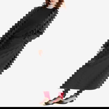 Dežni plašč Rains Curve Long Hooded Rain Jacket, Size L Črna | 18130-84, 4