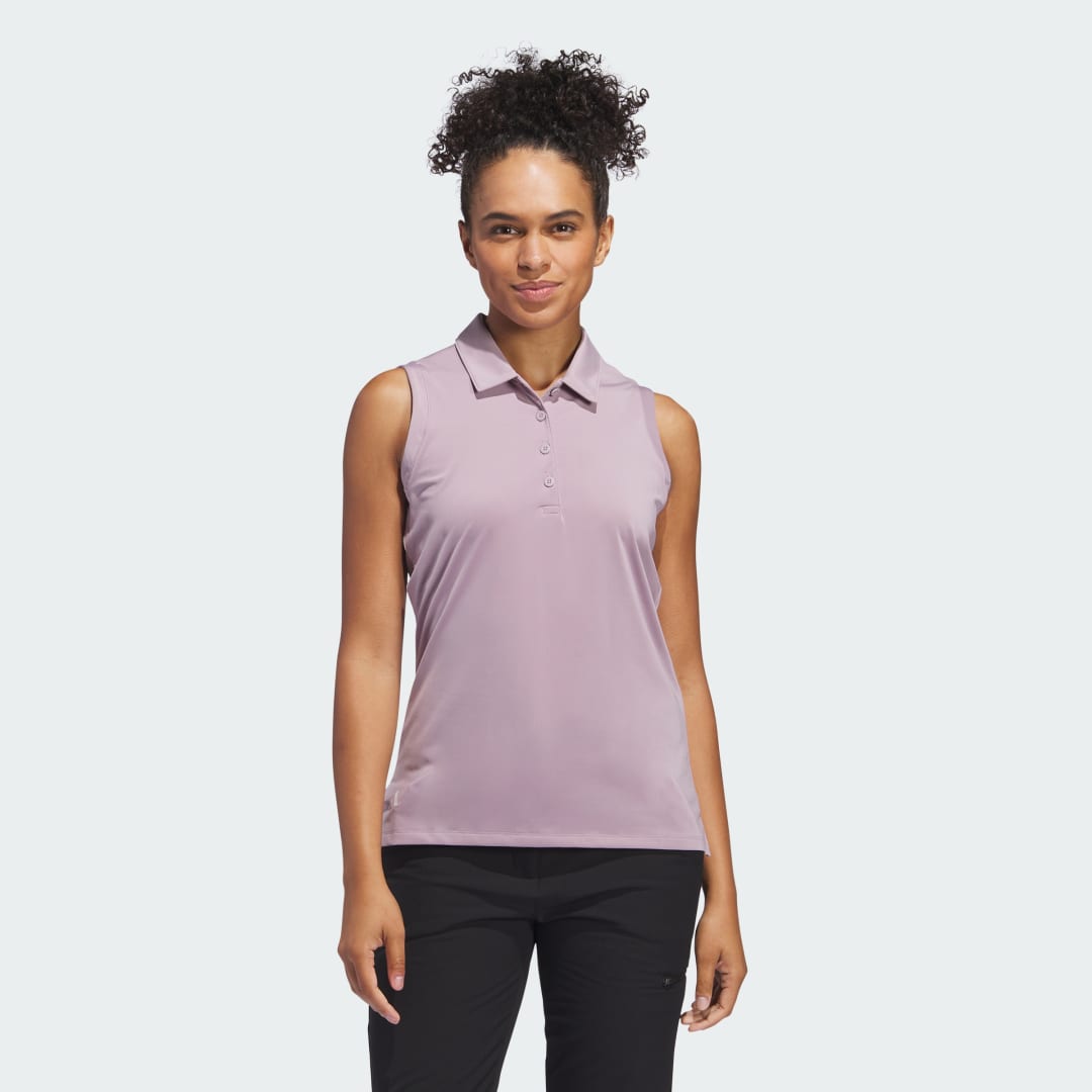 Polo majica adidas Performance Ultimate365 Solid Sleeveless W Lila | IP8685, 1