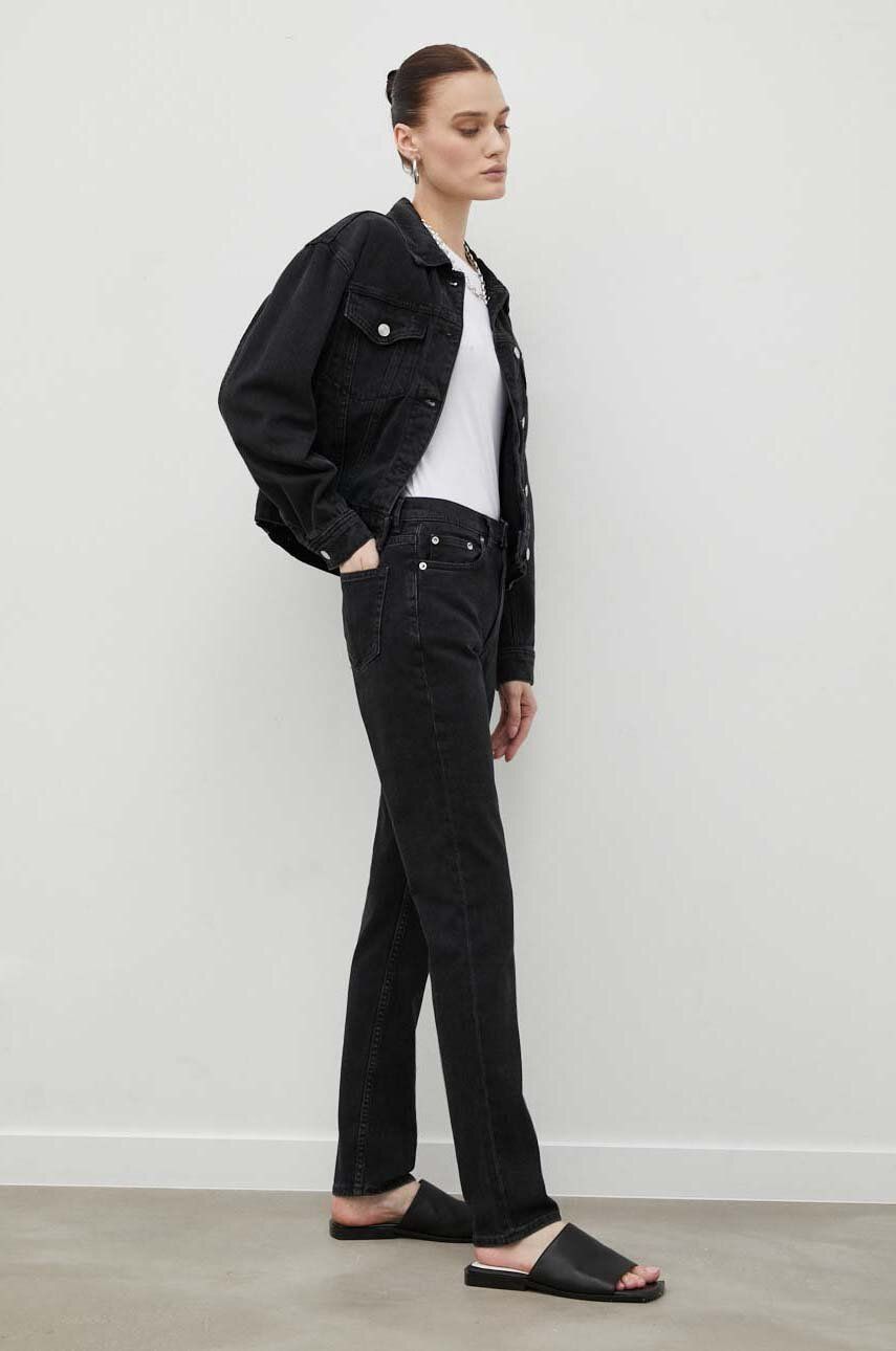 Kavbojke Samsoe Samsoe Jeans Medium Waist Črna | F22400165, 0