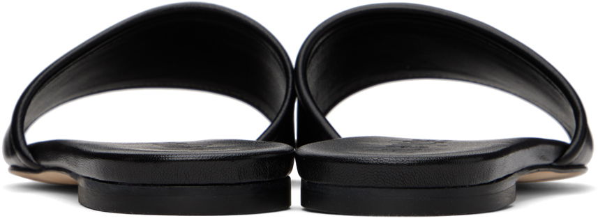 Oblačila Aeyde Aeyde Sumi Leather Slide Sandals Črna | A11-FS-TTTR08FL64-SS24-800-007, 1