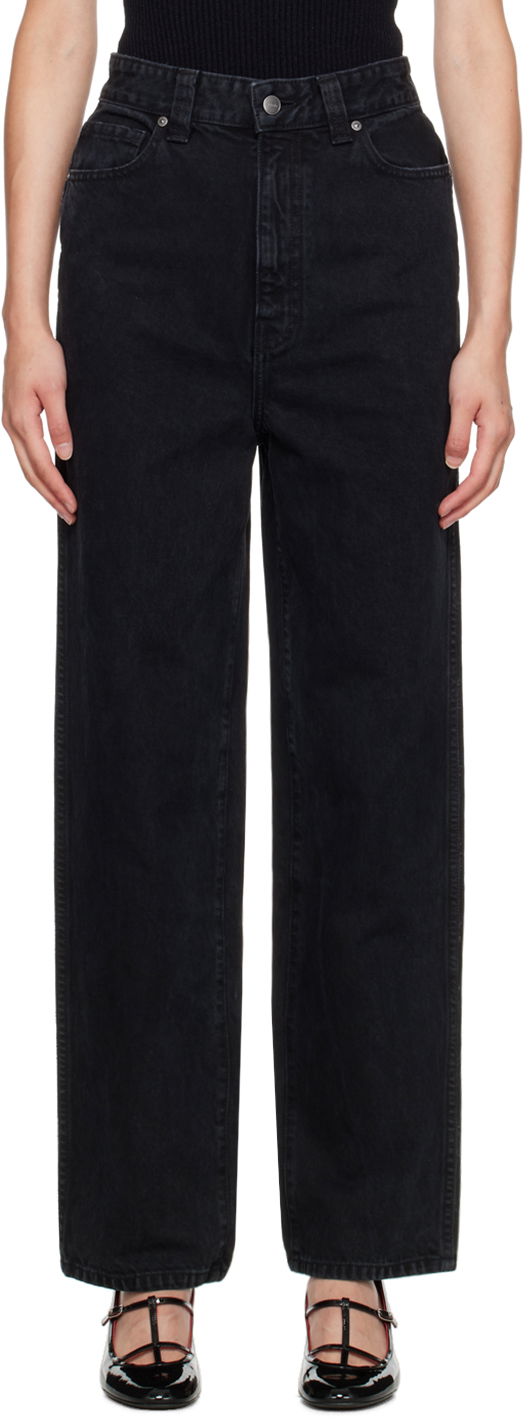 Kavbojke Khaite Black 'The Martin' Jeans Črna | 1111913091