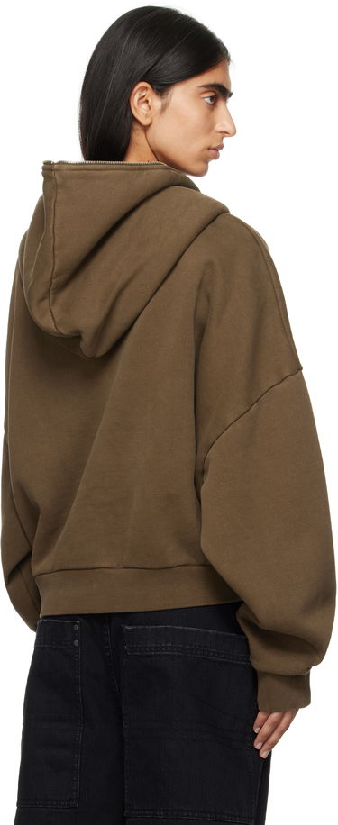 Pulover Entire Studios Entire Studios Eternal Zip Hoodie Rjava | ES2202BT, 2