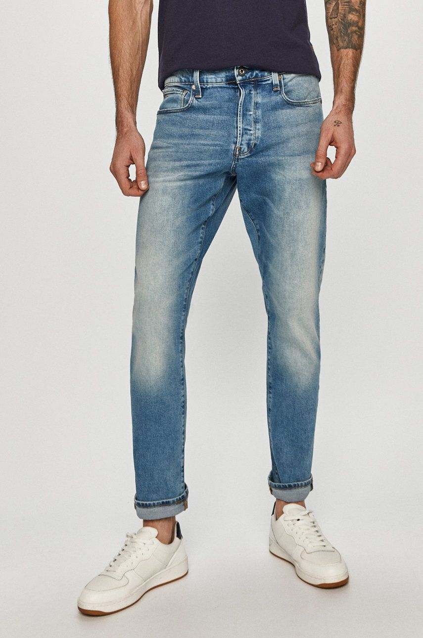 Kavbojke G-Star Raw 3301 Regular Tapered Jeans Modra | 51003.C052, 0