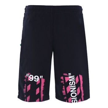Kratke hlače Off-White Virgil Abloh Diag Stencil Sweatshorts Črna | OMCI006R190030151028