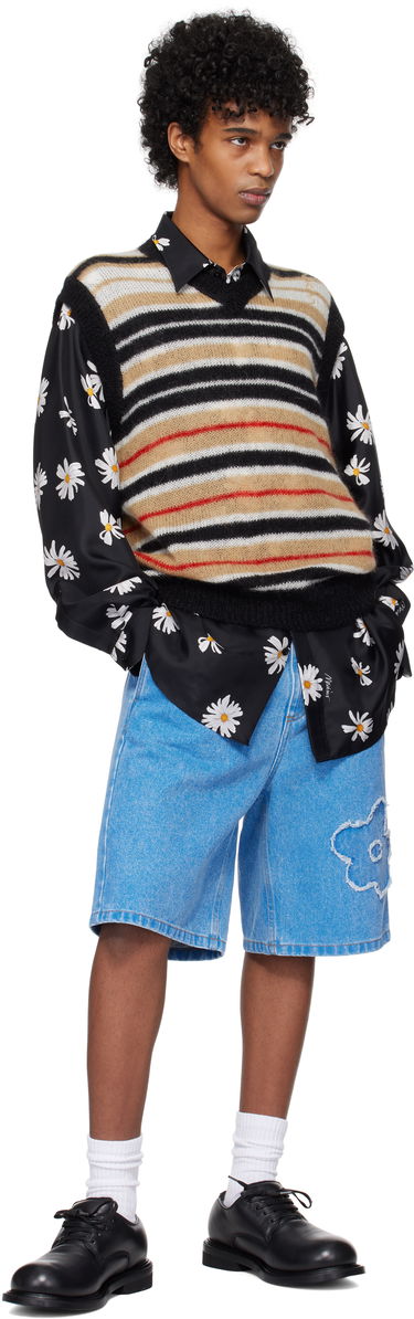 Kratke hlače Marni Marni Patch Denim Shorts Modra | PUJU0070Q2 USCX34, 3