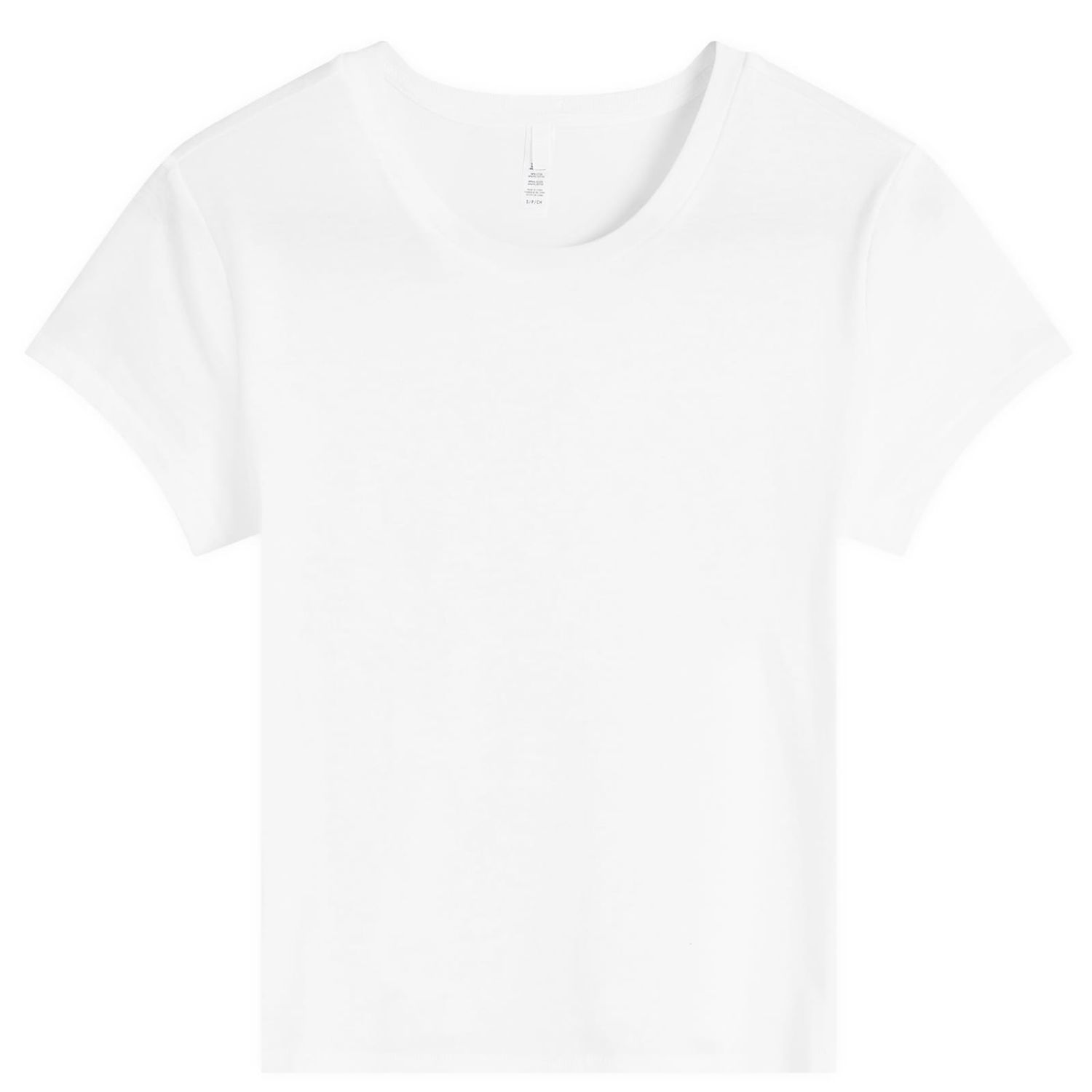 Majica SKIMS Relaxed Fit Shrunken T-Shirt Size Large Bela | SS-STT-6128W-SNOW, 1