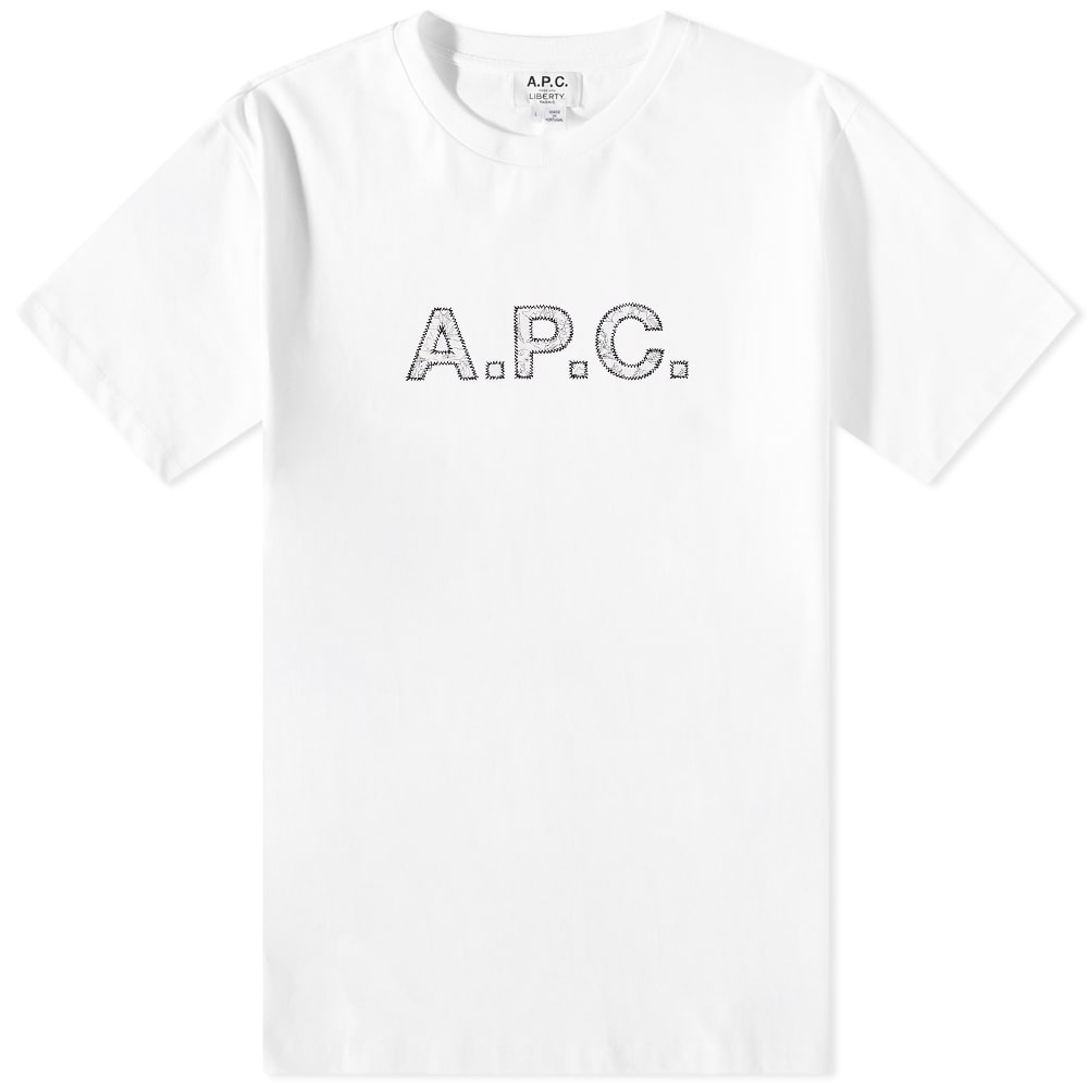 Majica A.P.C. Liberty x Dragon Logo Tee Bela | COFDW-H26255-AAB, 0