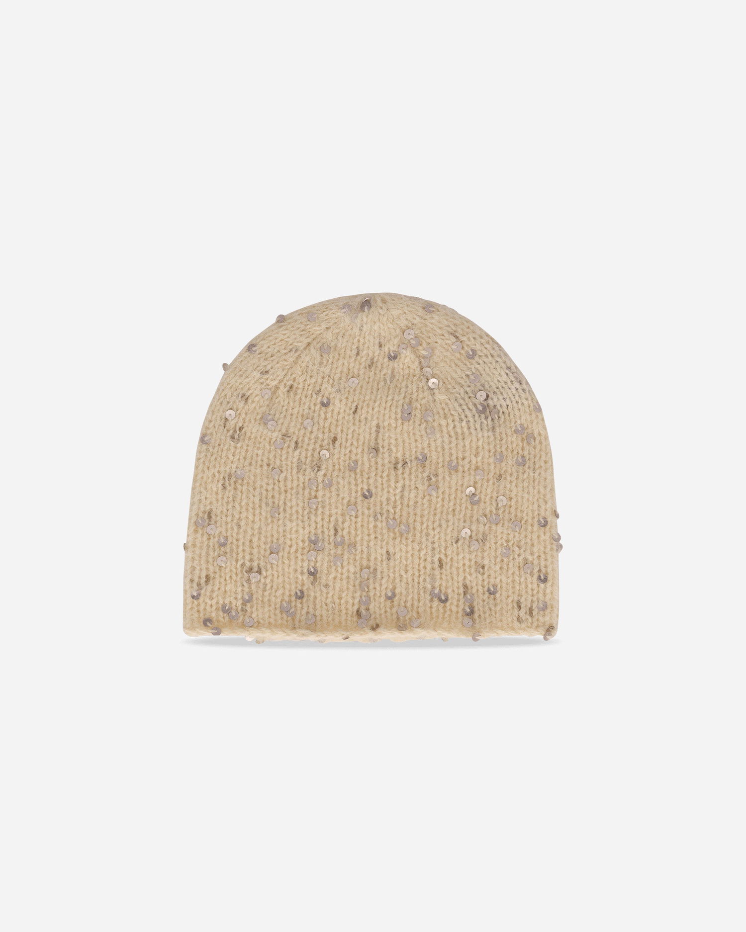 Beanie UNDERCOVER Angora Knit Beanie with Sequins Bež | UP2E1H01 6, 0