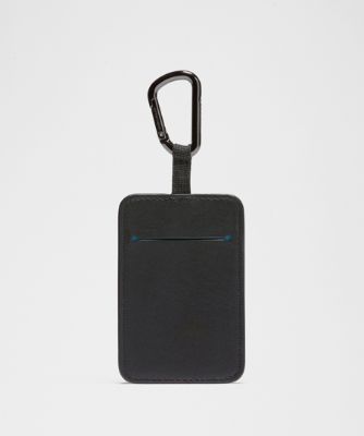 Obeski za ključe lululemon Leather Alternative Tag with Carabiner SLNSH Collection Črna | prod11870532, 6