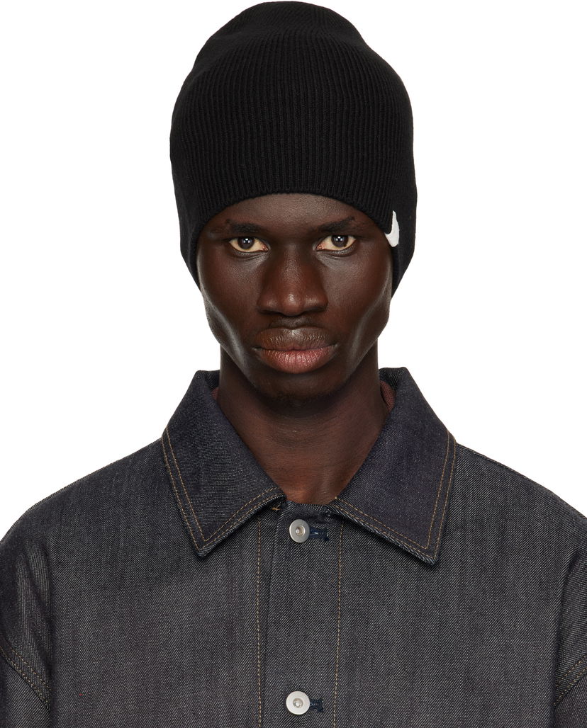 Beanie Jil Sander Jil Sander Rib-Knit Beanie Črna | J47ZZ0130_J14773