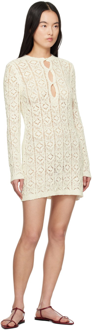 Obleke Loulou de Saison Loulou de Saison Evan Knit Minidress Bela | EVAN, 3