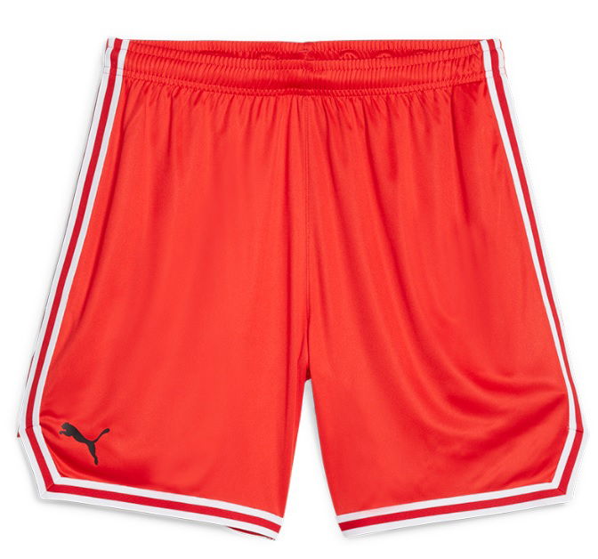 Kratke hlače Puma Hoops Team Game Short Rdeča | 676629-04, 0