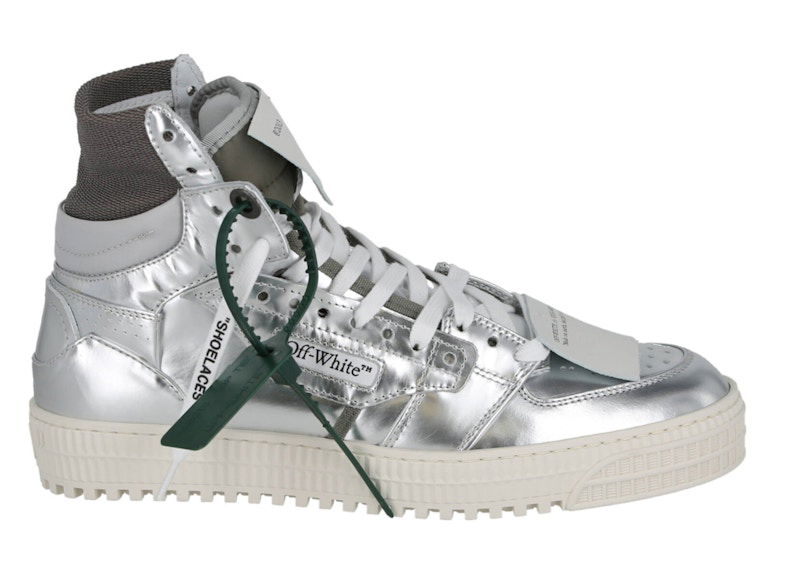 Superge in čevlji Off-White 3.0 Off Court Metallic Silver Kovinski | IA065F23 LEA004 7272 00017