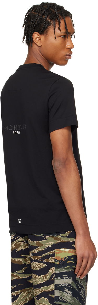 Majica Givenchy Reverse Slim Fit T-Shirt Črna | BM71653Y6B 001, 2