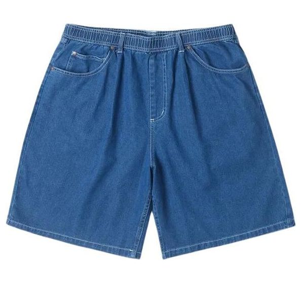 Kratke hlače Converse Baggy Denim Shorts Modra | 10026507-A01