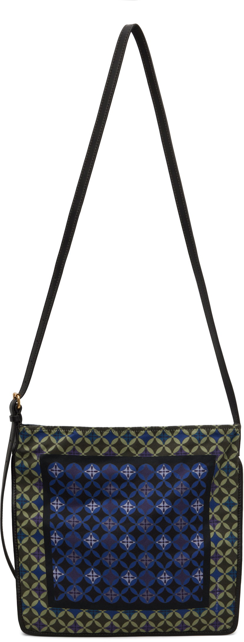 Tote bag Dries Van Noten Dries Van Noten Scarf Print Tote Bag Zelena | 252-011503-791