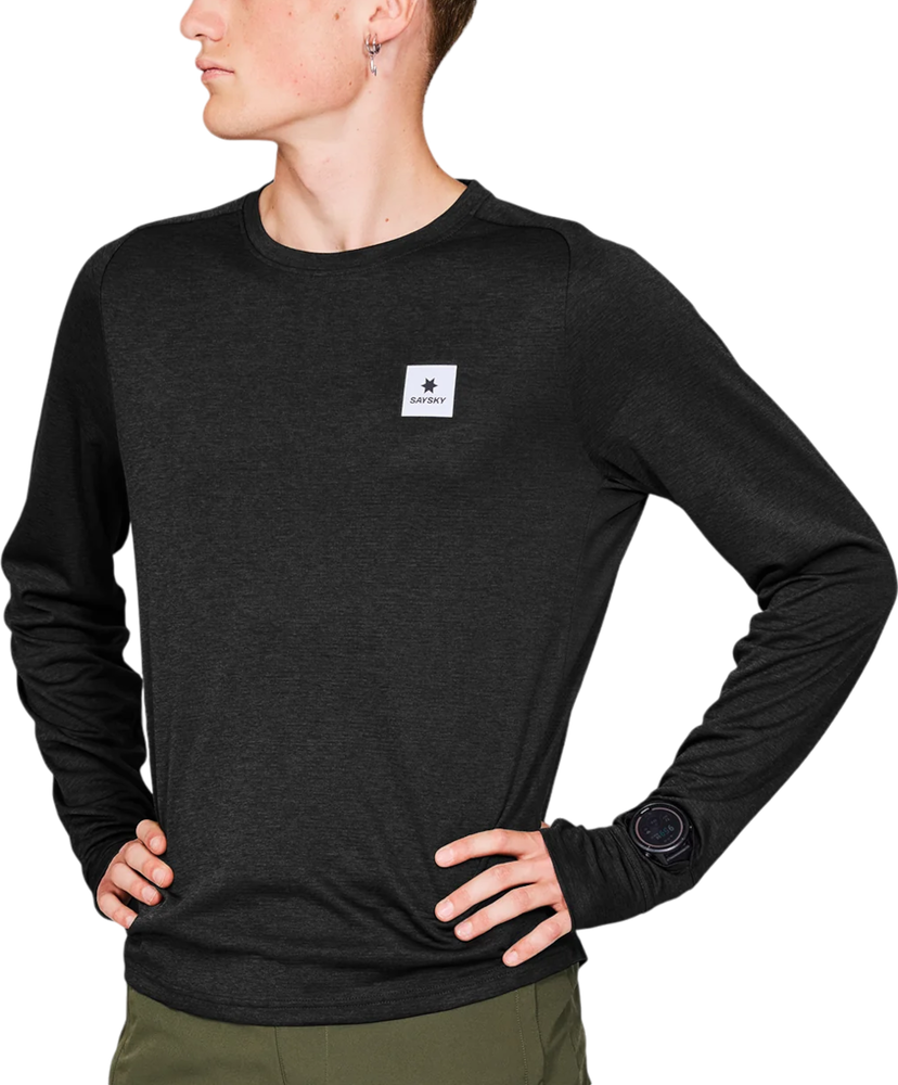 Majica Saysky Saysky Flow Long Sleeve T-Shirt Črna | mmrls60c9001