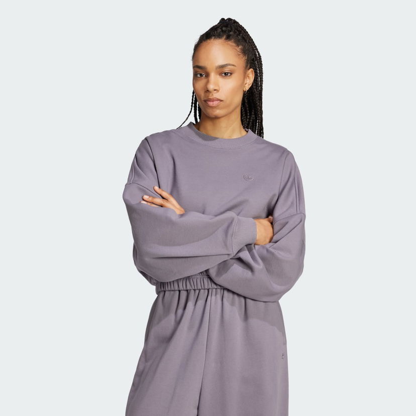 Pulover adidas Performance Premium Essentials Oversized Lila | IY9709