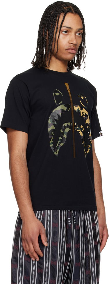 Majica BAPE A Bathing Ape 1st Camo Separate Shark Graphic T-Shirt Bela | 001TEL301018M, 4