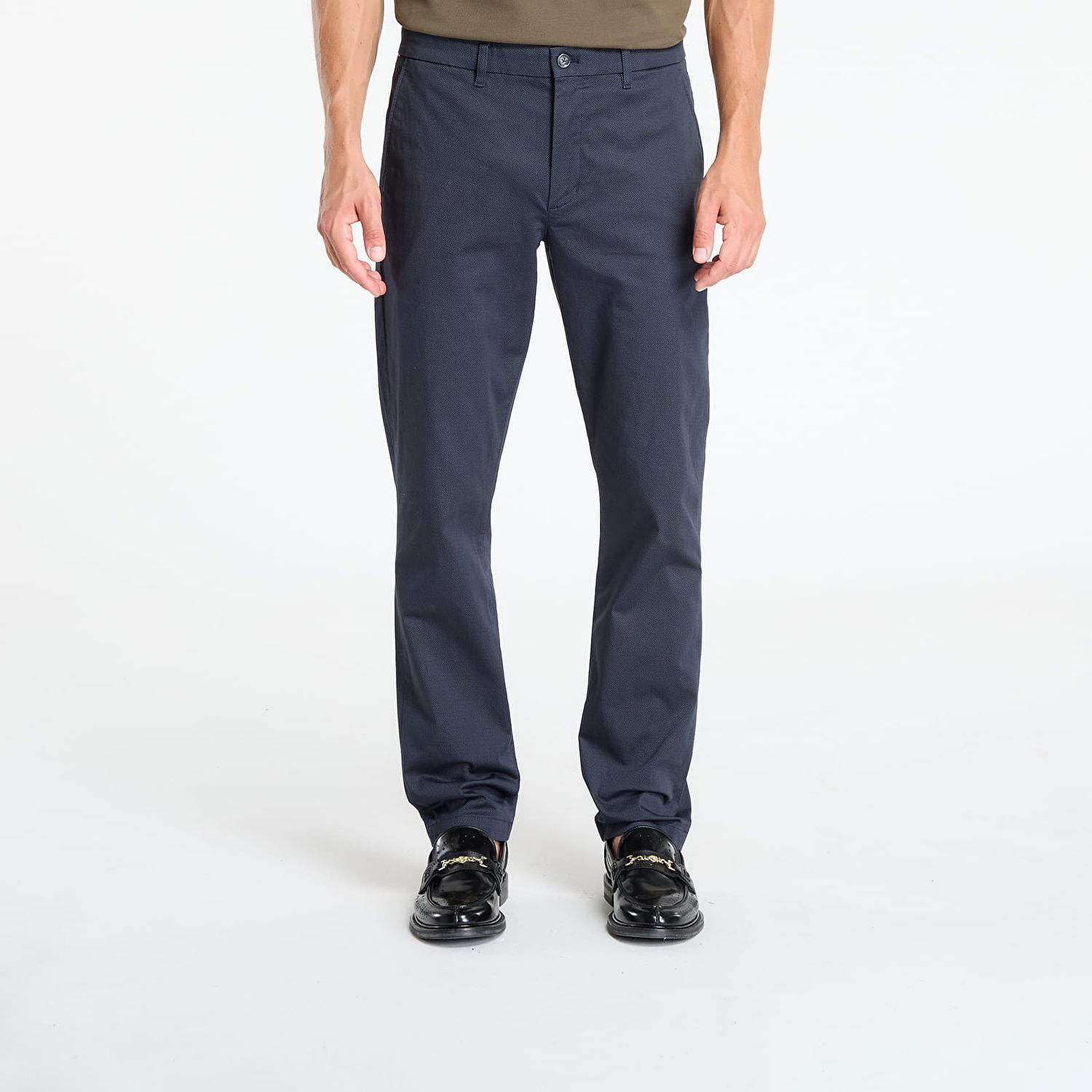 Hlače Tommy Hilfiger Tommy Hilfiger Denton Printed Structure Chino Pants W33/L32 Mornarica | MW0MW39700 DW5, 0