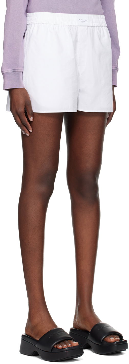 Kratke hlače Alexander Wang Alexander Wang.t Button-Fly Shorts Bela | 4WC2244370, 1