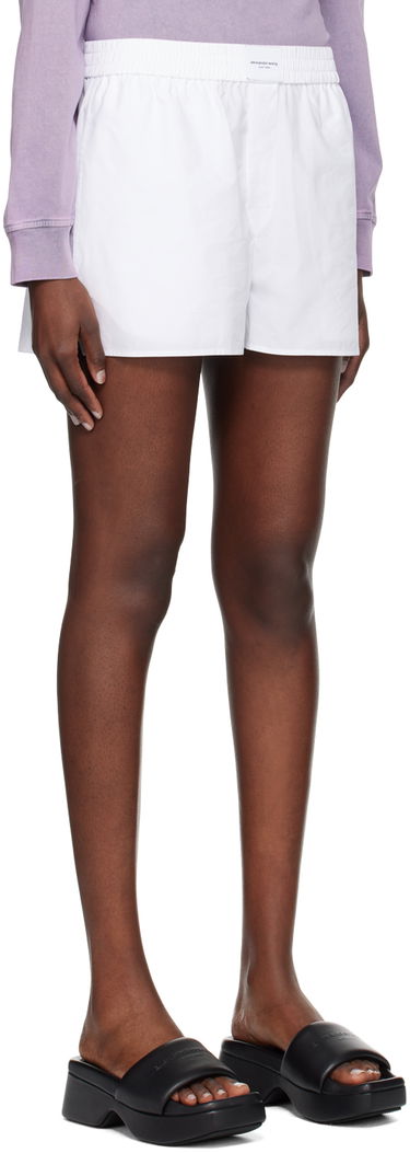 Kratke hlače Alexander Wang Alexander Wang.t Button-Fly Shorts Bela | 4WC2244370, 1