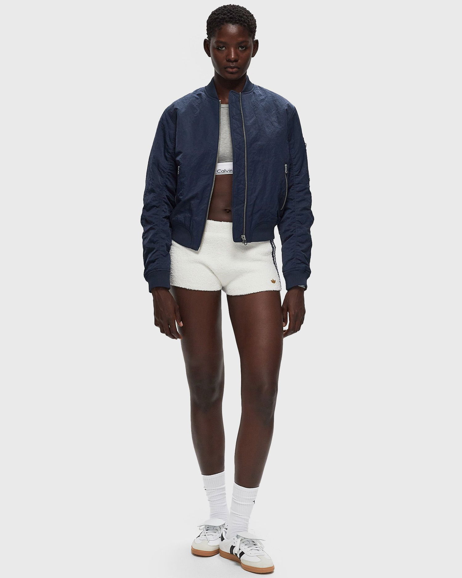 Bomber jakna Samsoe Samsoe Samsoe Samsoe Mae Bomber Jacket Mornarica | F23100184-OUTER_SPACE, 1