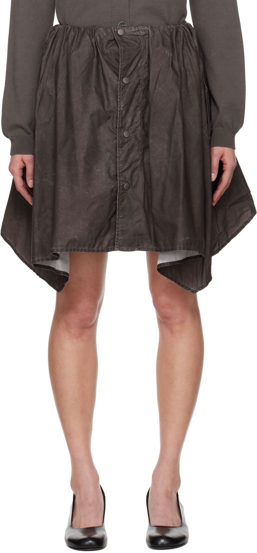 Krila OUR LEGACY Our Legacy Mainsail Miniskirt Rjava | W2254MA