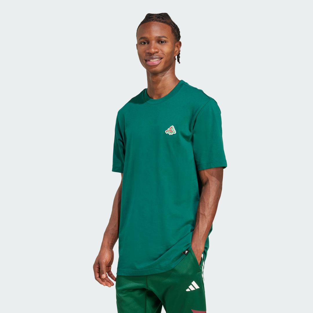 Majica adidas Performance Mini Pizza Graphic Tee Zelena | JM6482, 0