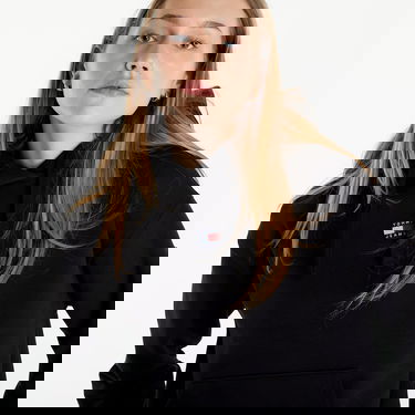 Pulover Tommy Hilfiger Boxy Badge Hoodie Črna | DW0DW17326 BDS, 4