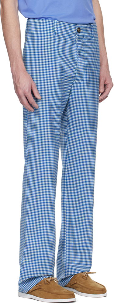 Hlače Marni Marni Gingham Wool Blend Trousers Večbarvna | PUMU0285A0 UTP787, 4
