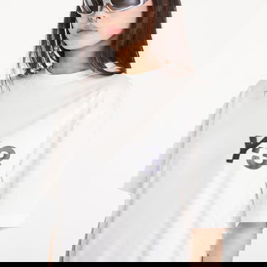 Majica Y-3 Logo Short Sleeve Tee UNISEX Core White Bela | JE9281, 1