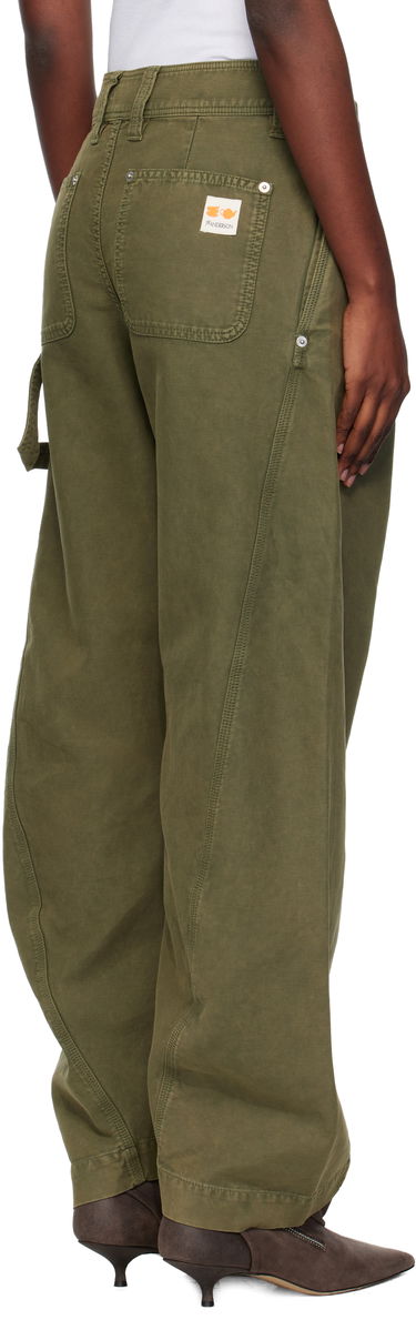 Hlače JW Anderson JW Anderson Twisted Seam Trousers Zelena | TR0417-PG1600, 2