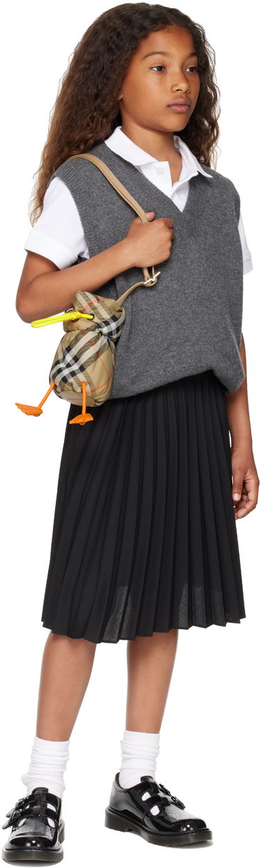 Torba za čez ramo Burberry Bottle Bag Duck Nylon Bež | 8089351, 3