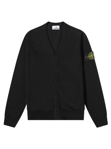 Pleteni pulover Stone Island Raw Hand Cotton Knitted Cardigan Črna | 7815527D3-V0029