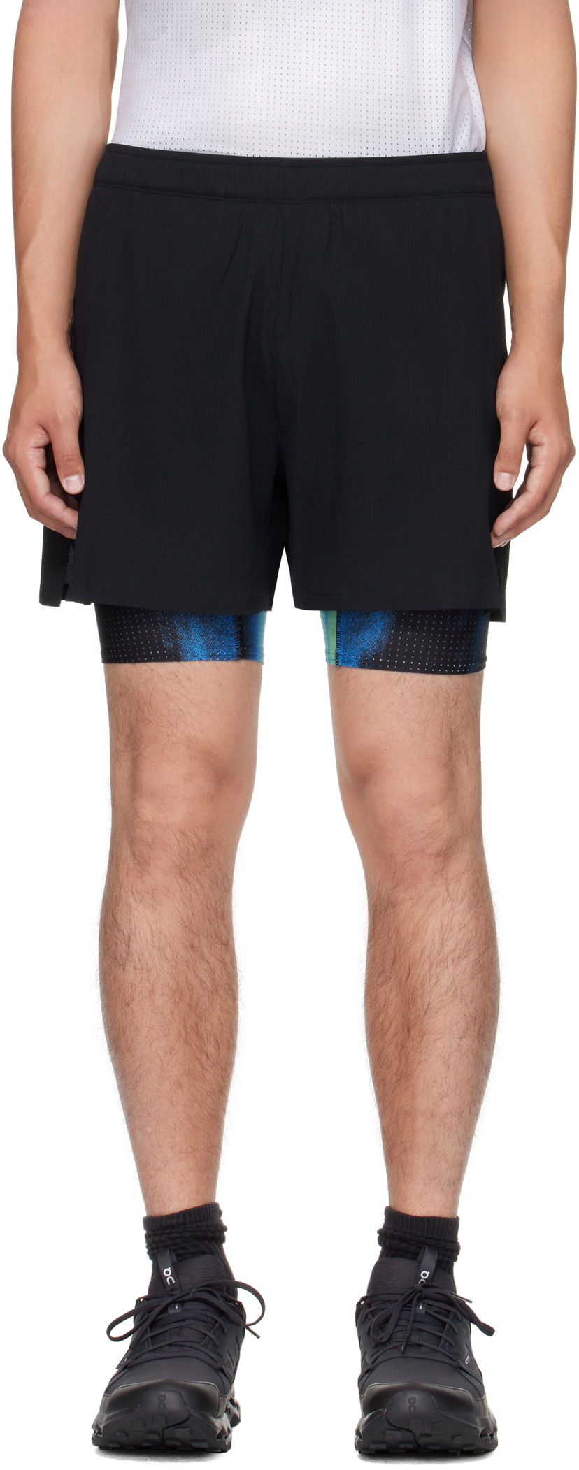 Kratke hlače On Running Pace 2-in-1 Running Shorts Črna | 1MF10813398