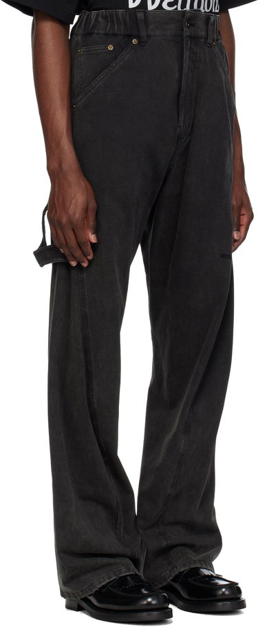 Cargo hlače We11done We11done Twisted Work Trousers Črna | WD-TA0-25-723-U-BK, 1
