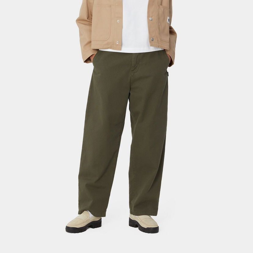 Hlače Carhartt WIP Brady Garment Dyed Softener Pants Zelena | I033770_8
