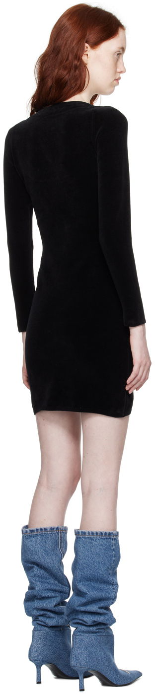 Obleke Alexander Wang Bonded Minidress Črna | 4KC4236001, 2